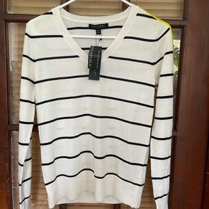 Banana Republic Merino Wool Striped Sweater XS